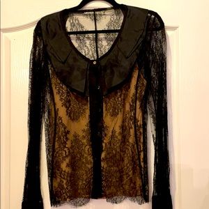 Valentino Lace Blouse Vintage